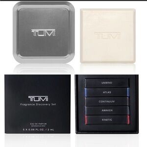TUMI gift for men (bar soap 5.3oz + perf set )
